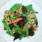 Best Lotus Stir Fried w. Chinese Preserved Sausage in Chicago, IL