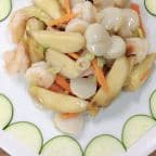 Best Stir-Fried Scallop & Shrimp with King Mushroom in Chicago, IL